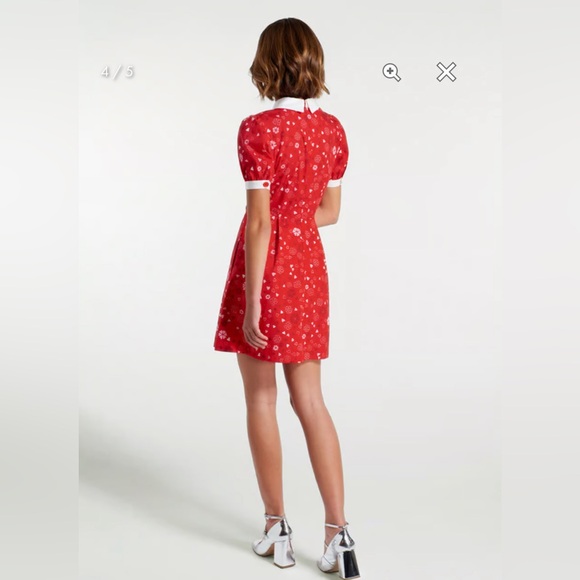 ModCloth NWT One Sweet Day Shirtdress - Red - Picture 4 of 5